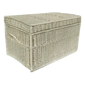 Box Pletena skrinja za igrače v ekru barvi - 70 cm