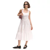 Cropp - Maxi obleka - bela