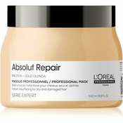 L’Oréal Professionnel Serie Expert Absolut Repair Gold Quinoa + Protein maska za dubinsku regeneraciju za suhu i oštecenu kosu 500 ml