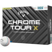 Callaway Chrome Tour X White Golf loptice Triple Track