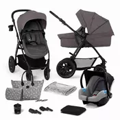 KINDERKRAFT Decija kolica XMOOV 3U1 DARK GREY