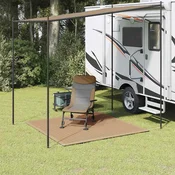 Vidaxl Preproga za šotor 200x200 cm taupe