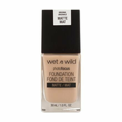 Wet n Wild Photo Focus matirajuci fluidni puder nijansa Golden Beige 30 ml