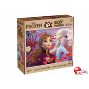 Lisciani Frozen ECO-Puzzle 60 Elsa in Anna 2v1 70x50cm