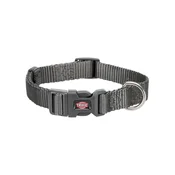 Trixie ovratnica za pse Premium S 25-40 cm/15 mm siva