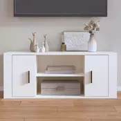 TV ormaric bijeli 100 x 35 x 40 cm od konstruiranog drva