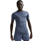 Majice Nike Pro Mens Dri-FIT Tight Short-Sleeve Fitness Top Diffused Blue/ Black M