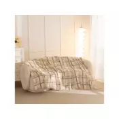 Ljubki dom Mikroplišasta odeja PLAID, krem Velikost 150 x 200 cm