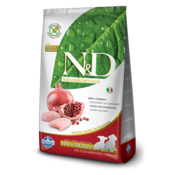 N&D PIŠČANEC&GRANATNO JABOLKO PUPPY SMALL/MEDIUM 2,5KG