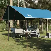 Vidaxl vidaXL Kamperska ponjava, modra, 460 x 305 x 210 cm, vodoodporna