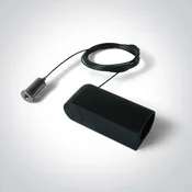 ČRNI Plug & Play OVJESNI POKLOPAC ZA ŠINE IP20 2 METRA DM42004PB/B