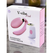 V-Vibe Pink USB 7 Function Vibrator za Parove, 6200001 / 0890