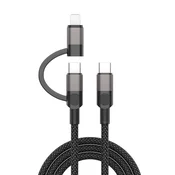 Kabl USB U136 2in1 100w type C-C/lighting
