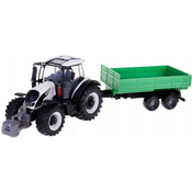 Bburago Farm 10cm Traktor s Prikolicom - Valtra N174 - Tipper Prikolica