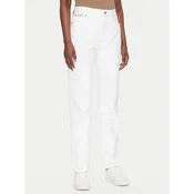 Calvin Klein Jeans Jeans hlače Authentic J20J225136 Bela Straight Fit