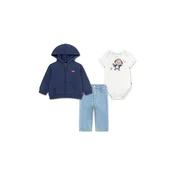 Levis Kids Komplet ecru / mornarska / svetlo modra / svetlo rjava