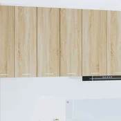 Viseci ormaric 2 pcs Sonoma hrast i bijela 30 x 31 x 80 cm