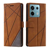 Rjava Flip Line torbica (Xiaomi Redmi Note 13 Pro 5G)