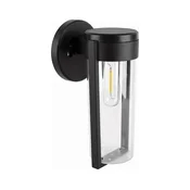 LED solarna zidna lampa LED/1W/3,7V 500 mAh IP65 crna