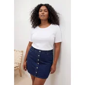 Trendyol Curve Ženska bluza Tbbss26Af00131, Bela