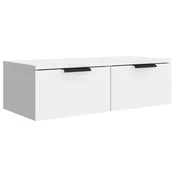 MAISON CHIC Stenska omarica - Zidna omarica bela 68x30x20 cm konstruiran les iu28, (22062767)