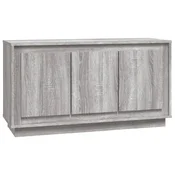 Komoda sivog hrasta sonome 102x35x55 cm od konstruiranog drva