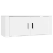Vidaxl Stenska TV omarica bela 100x34,5x40 cm