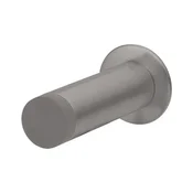 Stenski vratni odbojnik SOLIDO, o 20 mm, z gumirano kapico, D=120 mm, inox