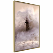 Poster - Lighthouse During a Storm 20x30