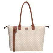 Charm London Buckingham 22521 Dots wit op taupe