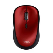 TRUST TRUST PC MIŠ WLESS SILENT CLICK YVI+ RED, (21277483)