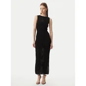 Guess Pletena obleka W6GKAX Z0981 Črna Slim Fit
