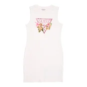 GUESS Obleka INTERLOCK  rumena / zelena / roza / bela