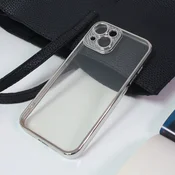 TERACELL Maska za iPhone 14 Plus 6.7 Silikon Camera Diamond srebrna