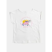 Roxy Majica Trouble Fr Me A Tees ERGZT03994 Bela Regular Fit