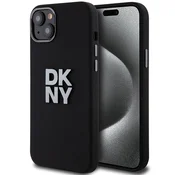 DKNY Etui DKNY Liquid Silicone Metal Logo za iPhone 15 Plus/14 Plus - črno