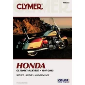 Clymer Honda Gl1500C Valkyrie 199