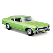 Maisto - 1970 Chevrolet Nova SS, kovinsko svetlo zelena, 1:24