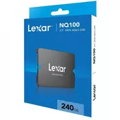 Lexar NQ100 240GB 2.5 SATA (6Gb/s) Solid-State Drive, up to 550MB/s Read and 450 MB/s write , LNQ100X240G-RNNNG