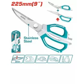 TOTAL Multifunkcionalne makaze 225mm
