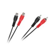 Kabel 2x RCA vtič - 2x RCA vtič (podaljšek), 3m
