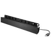 Lenovo 2.0 Računalniški zvočnik Lenovo Lenovo USB Soundbar Črna