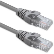 Qoltec UTP patchcord kabel | CAT5e | 2 x RJ-45 | 1 m | Visoka hitrost | Zlat