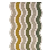 Zelena/v naravni barvi ročno tkana volnena preproga 200x290 cm Cascade Wool – Flair Rugs