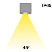The Light Group SLC MiniOne Fiksna LED svetilka IP65 bela 927 - Dnevna soba/jedilnica - Sodobni - Kovina