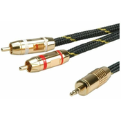 ROLINE Gold 3.5mm jack -> 2x RCA (M), 5m 11094276