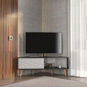 Hanah Home TV Komoda Mora, 140x45x34 cm, Crna