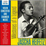 JASCHA HEIFETZ/VIOLIN CONCERTOS AND CHAMBER MUSIC 10 CD COLL.