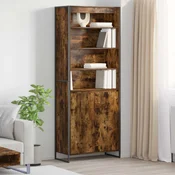 Visoki ormari Dimni hrast 79 x 36 x 200 cm Konstruirano drvo
