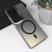 Torbica Magsafe Clear za Samsung S938B Galaxy S25 Ultra crna